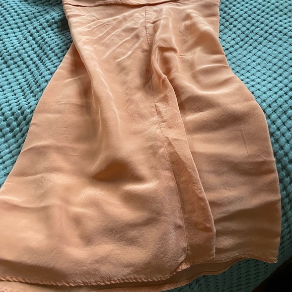 Haute couture orange silk blouse - Picture 4 of 7